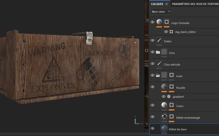 Texture Boîte