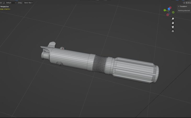 Modélisation Sabre Laser